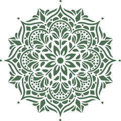 Beautiful flower art and mandala vector design