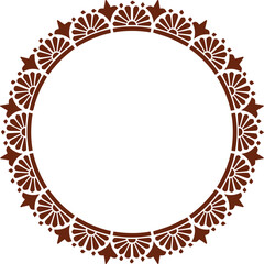 Beautiful flower art and mandala vector design