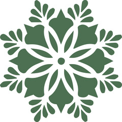 Beautiful flower art and mandala vector design