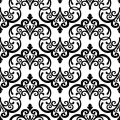 Seamless damask patterns for ornament, wallpaper, packaging, vector background