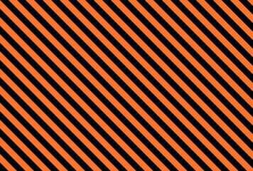 Shocking Construction Cone Orange color and black color background with lines. traditional vertical striped background texture..