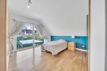 bedroom with a window