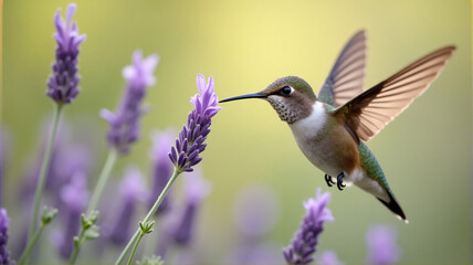 hummingbird in flight