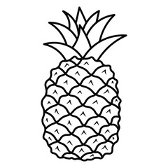 Obraz premium Hand Drawn Cute Coloring Book Vector Illustration. Bold and Easy Design For Adults and Kids. Coloring Page for Stress Relief and Relaxation