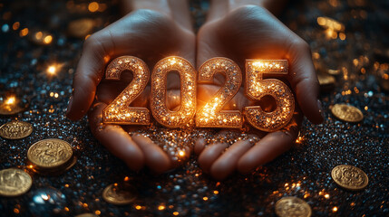 Radiant 2025: Overflowing Gold, Diamonds, and New Year Hope