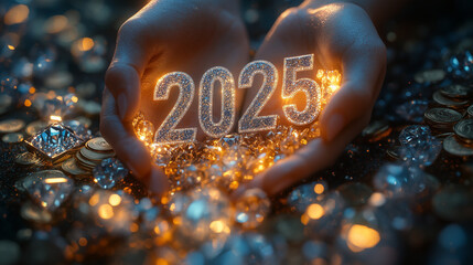 Luxurious Vision of 2025: Gold and Gemstones Galore