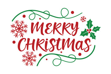 merry christmas lettering