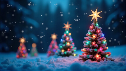 Obraz premium christmas tree and decorations