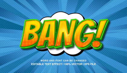 editable bang comic bold typeface