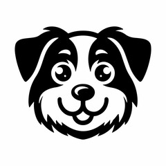 The Dog Face black and white image for illustration.