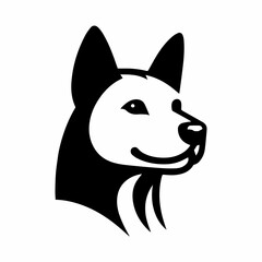 The Dog Face black and white image for illustration.