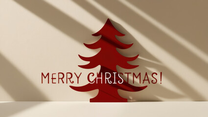 Modern Holiday Cheer: Festive Tree Design