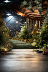 Fototapeta premium Christmas Backdrops Studio Backdrop Overlays Christmas Background