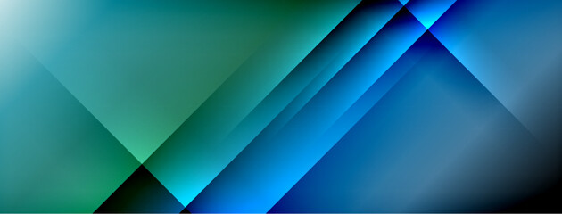 Colorful gradient with lines made of shadow and light. Creative background