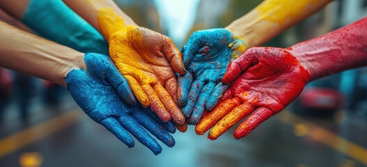 Unity of Diverse Hands Together for International Cooperation and Networking