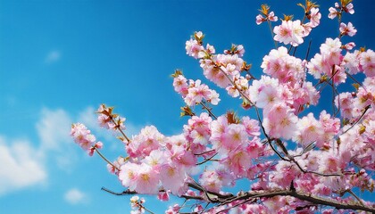 pink cherry blossom in spring