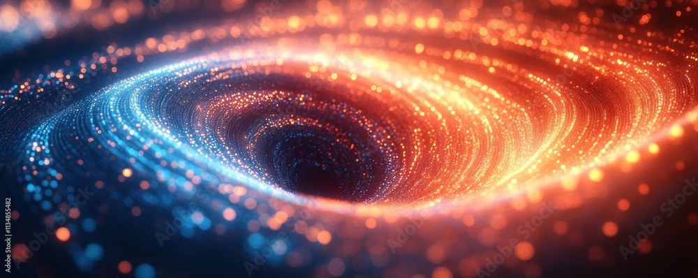 Aufkleber Vibrant Abstract Digital Background for AI Technology Data Transmission Neural Networks and Scientific Research