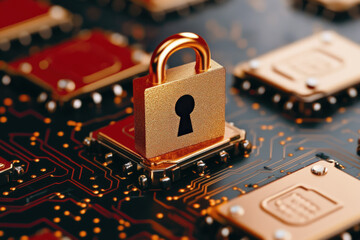 Security Abstract Background