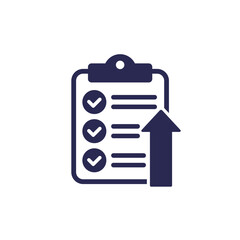 Fototapeta premium high standards icon with clipboard