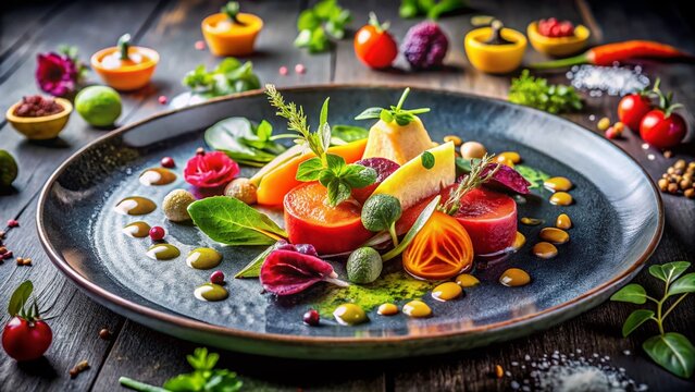 Creative Food Photography for Website, Mobile, Presentation, and Logo Design Featuring Dual Tone Concept and Modern Visual Elements for Engaging Culinary Branding