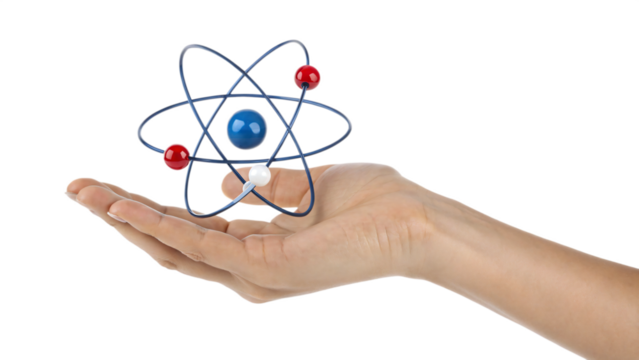 hand of the atom