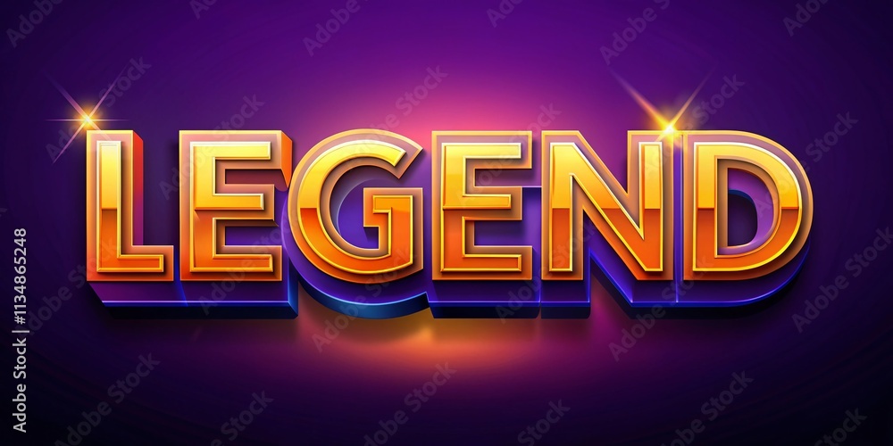 Poster curved 3d text effect for creative projects | editable legend style | eye-catching graphic design el
