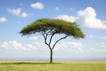 Obraz premium Ecological surveys revealing interactions among wildlife across various grassland environments.