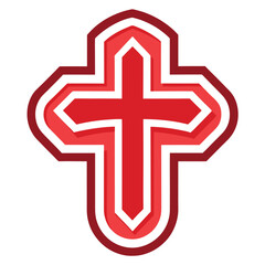 Obraz premium Faith symbol vector illustration and modern design 