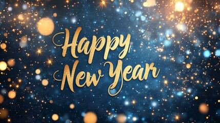 Sparkling Celebration of New Year With Dazzling Lights and Festive Ambiance in a Vibrant and Joyful Atmosphere Welcoming New Beginnings