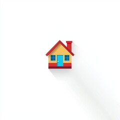 Home design inspiration modern architecture digital illustration minimalist environment front view