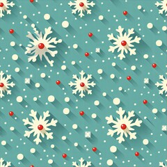 Christmas Digital Paper Christmas Seamless Patterns Paper Set