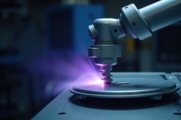 Advanced Coating Technology Utilizing Robotic Arm for Precision Application in Modern Industrial Setting