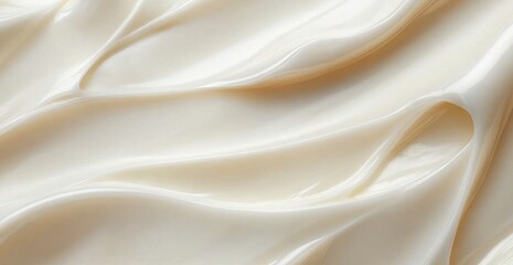 Naklejka premium Creamy Smooth Texture Abstract Expressionism Skin Care Product Background