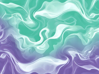 Abstract Teal Purple Swirl Background