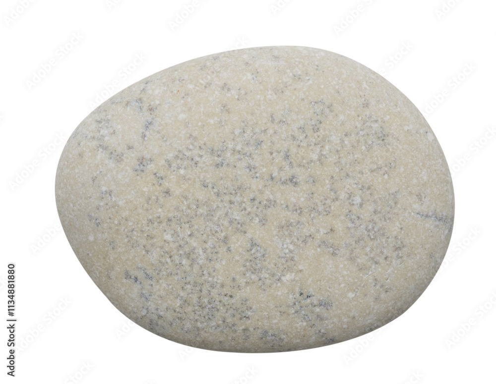 Poster a pebbles rock with a rough surface isolated on transparent white background
