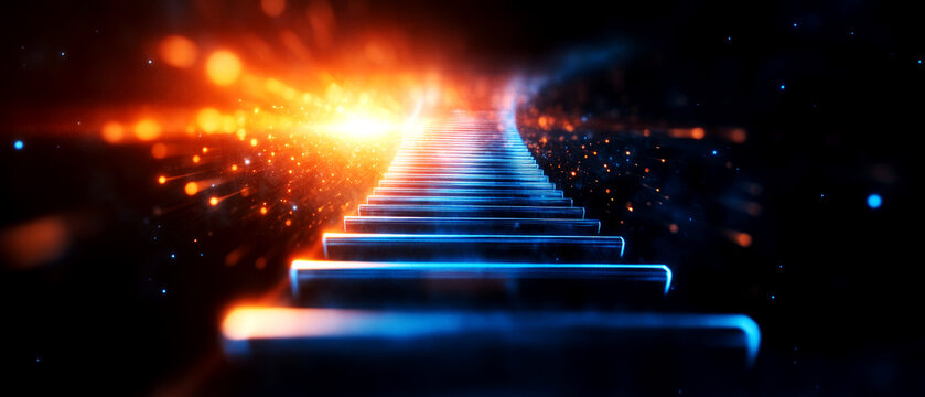 2025 vision for change ignite your journey to a new start on the stairs of opportunity in a dynamic digital environment