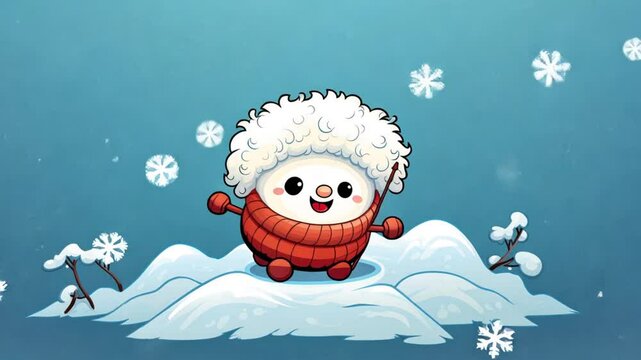 Christmas Cheer: A Celebration of Cute Snowmen and Penguins