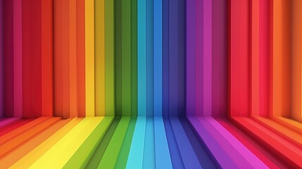 A colorful background showcasing a rainbow of vivid hues, blending seamlessly for a dynamic and eye-catching display