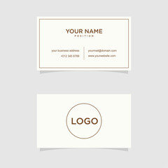 business card design vector template