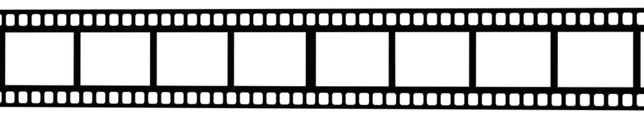 cinema movies movie stripe black isolated for background - 3d rendering