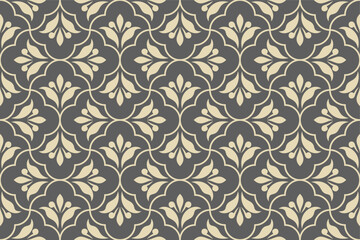 Abstract seamless floral pattern. ornament fabric, wallpaper, packaging. Vector background.