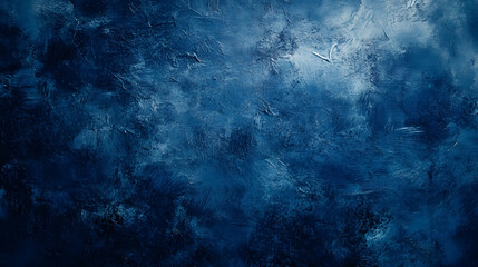 Obraz premium An abstract grunge background in dark navy blue showcases a rough, textured design.