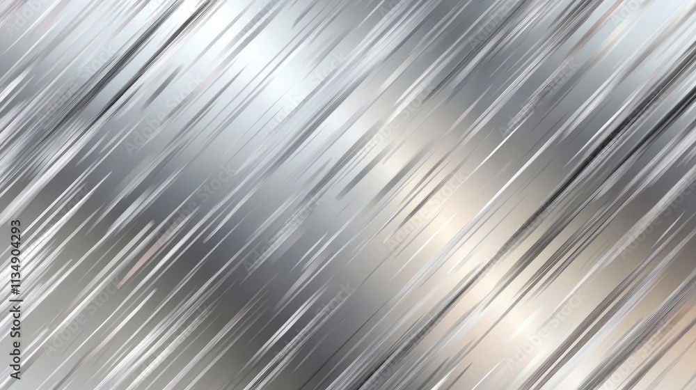 Aufkleber abstract aluminum silver metallic texture with dynamic streaks and gradients for use in backgrounds 