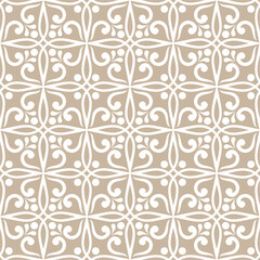 Damask floral design element. Graphic ornament royal wallpaper vector background.