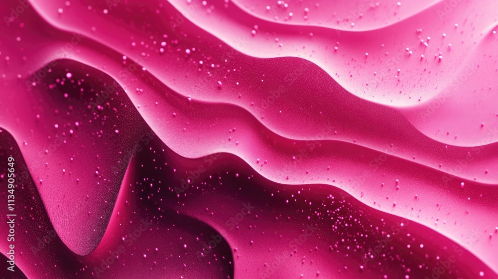 Poster vibrant pink abstract background with fluid shapes and texture creating a stunning visual effect sui