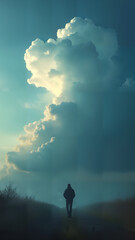 Stormy Reflection of Solitude