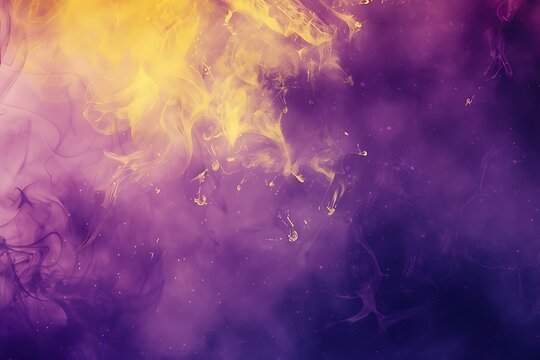 a purple background with yellow neon tubes, purple red yellow blue colors smooth pastel glowing color wave Background, molt coloured abstract.
