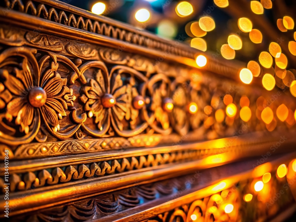 Aufkleber elegant decorative borders collection for low light photography, ideal for backgrounds and textures 