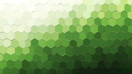 Stylish Hexagonal Pattern with Shades of Green for Modern Backgrounds