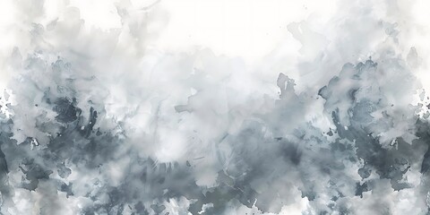 Soft Grey and White Watercolor Background with Subtle Abstract Texture